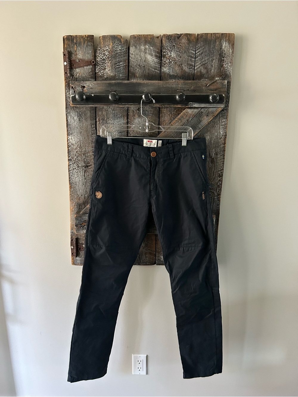 Men's Fjallraven Navy Blue Chino Pants - Casual Everyday Trousers